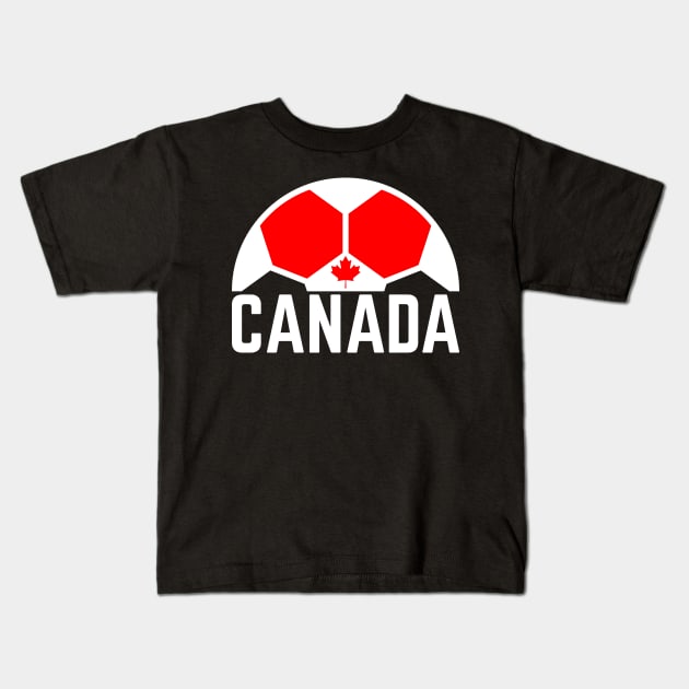 Support Canada Soccer team. Kids T-Shirt by Emma